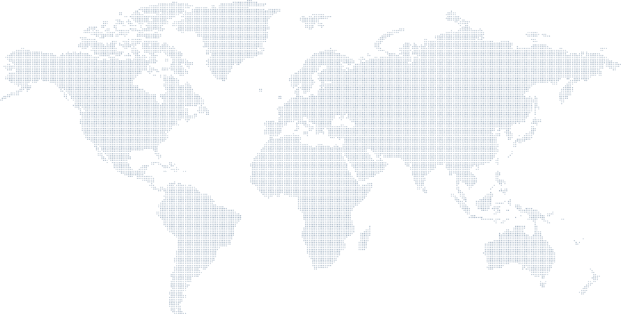 World map showing LB Aircraft Engineering project locations across North America, Latin America, Europe, the Middle East, and Asia
